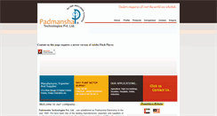 Desktop Screenshot of padmanshacontrolpanels.com
